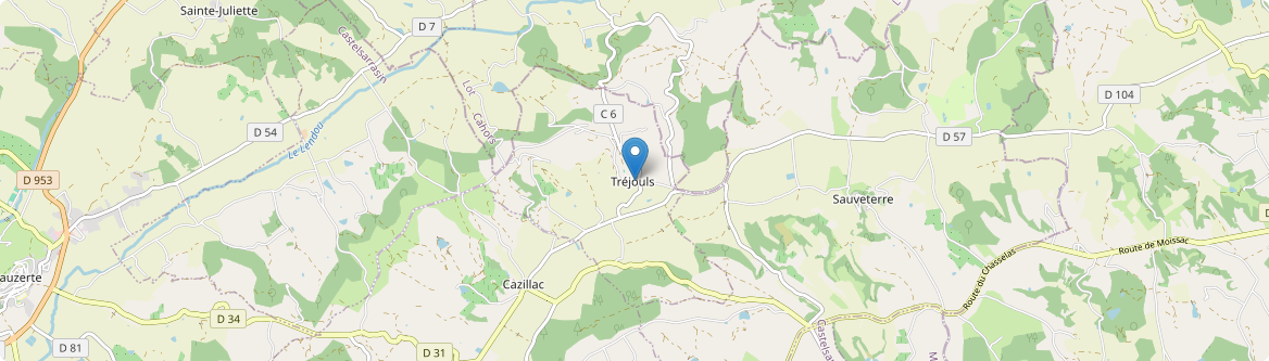 Tréjouls - Carte
