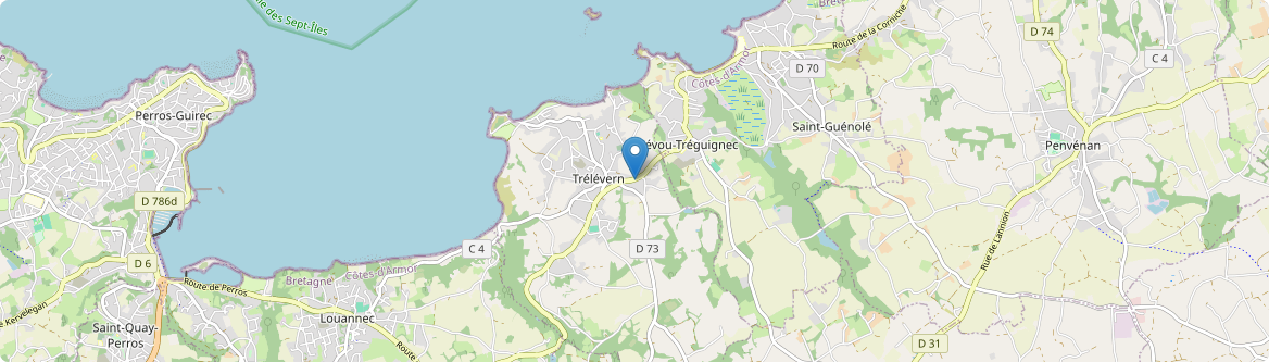 Trélévern - Carte