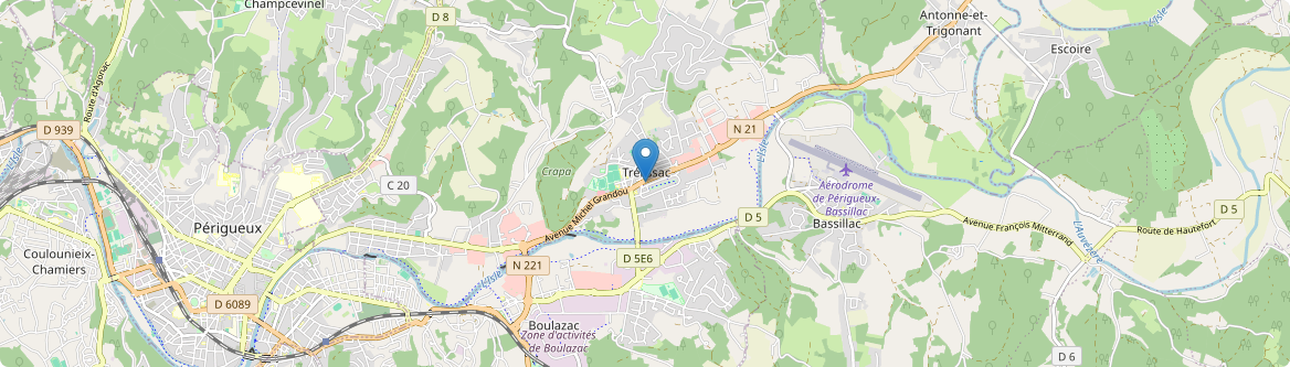 Trélissac - Carte