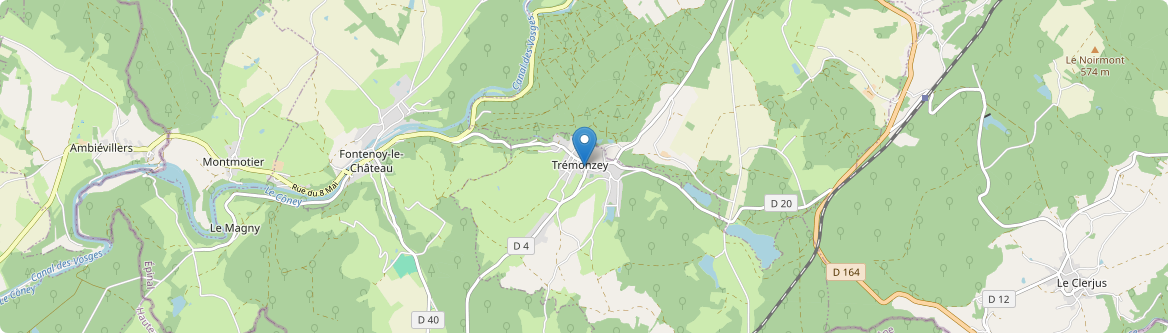 Trémonzey - Carte