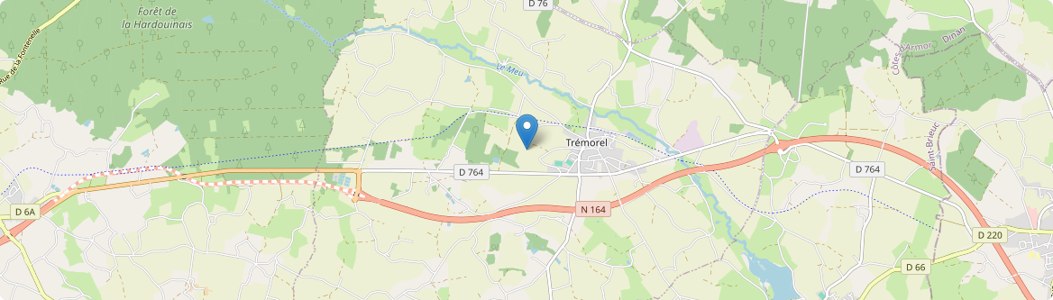 Trémorel - Carte