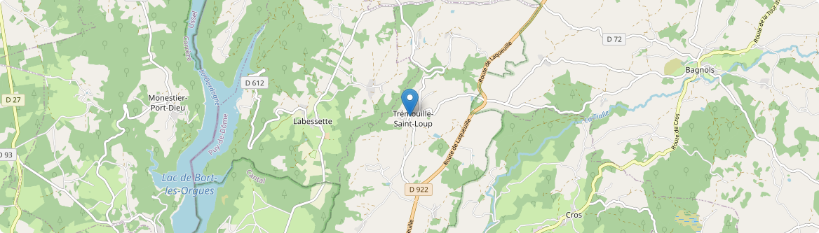 Trémouille-Saint-Loup - Carte