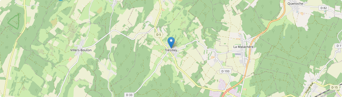 Trésilley - Carte