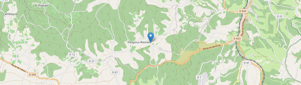 Trespoux-Rassiels - Carte