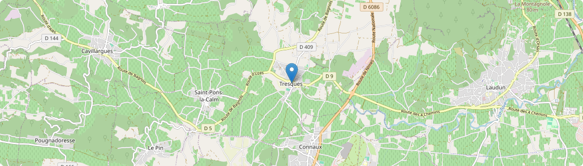 Tresques - Carte
