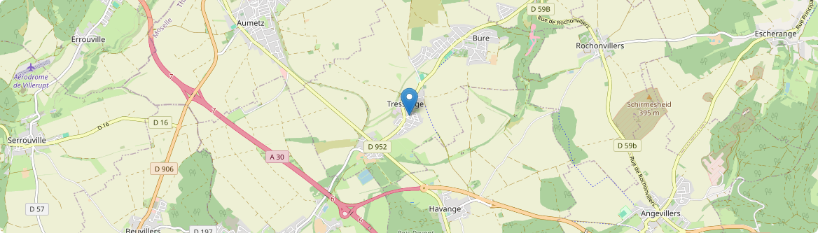 Tressange - Carte