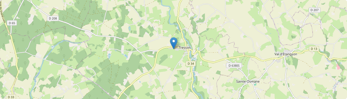 Tresson - Carte