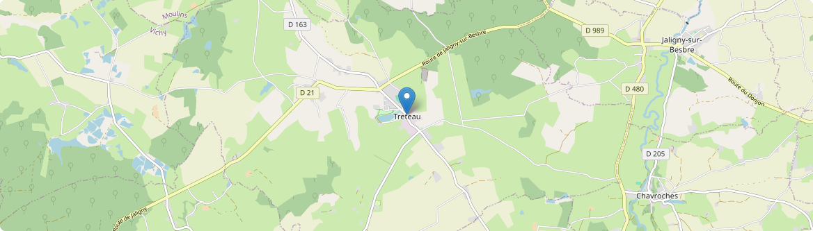Treteau - Carte