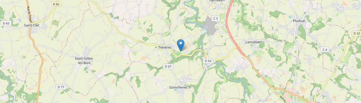 Trévérec - Carte