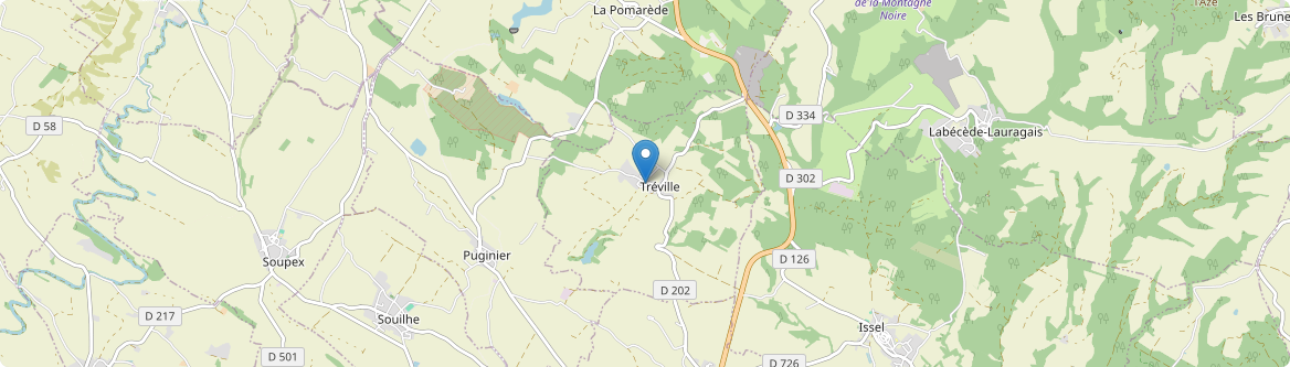 Tréville - Carte