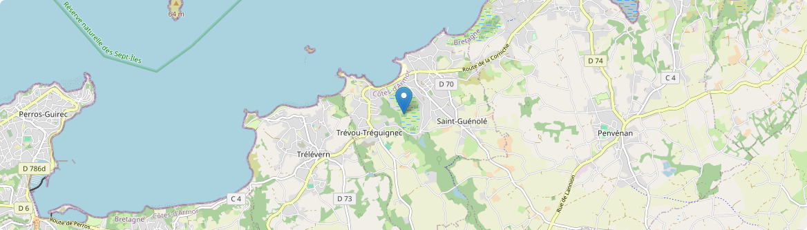 Trévou-Tréguignec - Carte