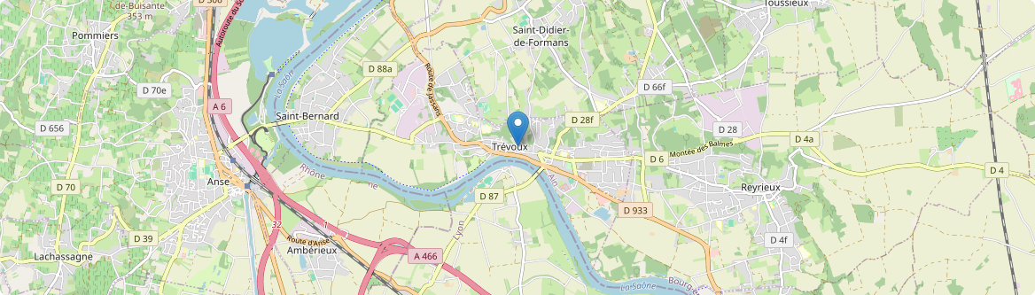 Trévoux - Carte