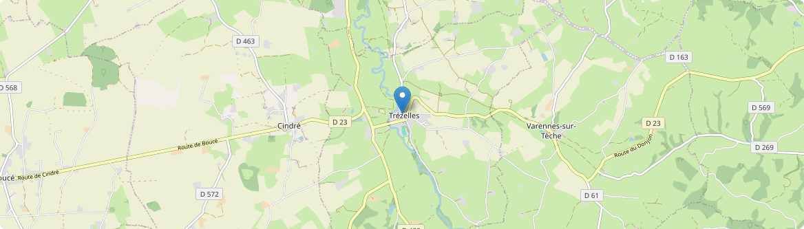 Trézelles - Carte