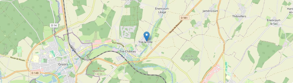 Trie-la-Ville - Carte