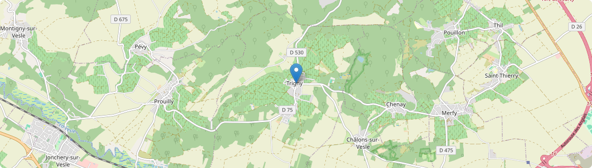 Trigny - Carte