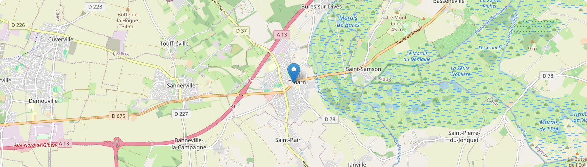 Troarn - Carte