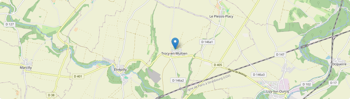 Trocy-en-Multien - Carte