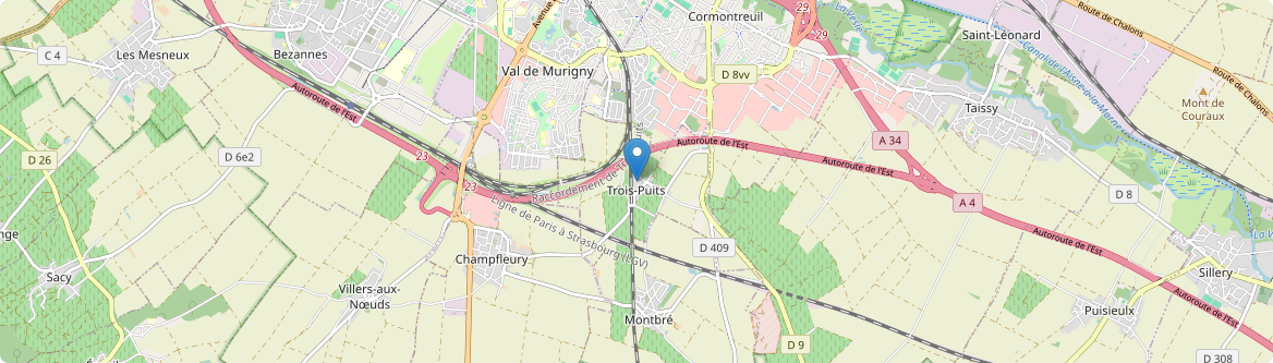 Trois-Puits - Carte