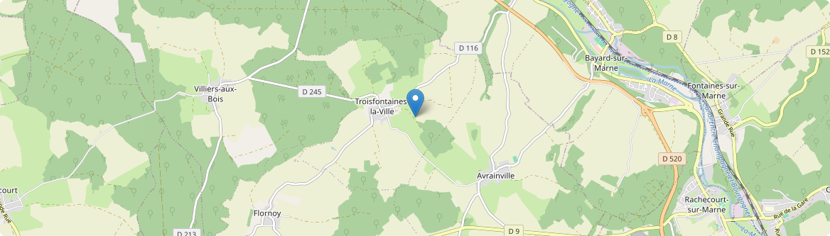Troisfontaines-la-Ville - Carte