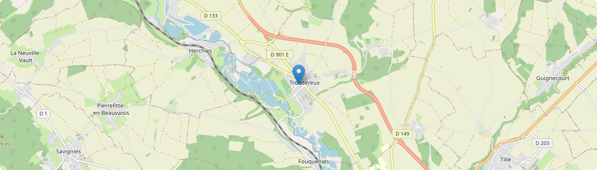 Troissereux - Carte