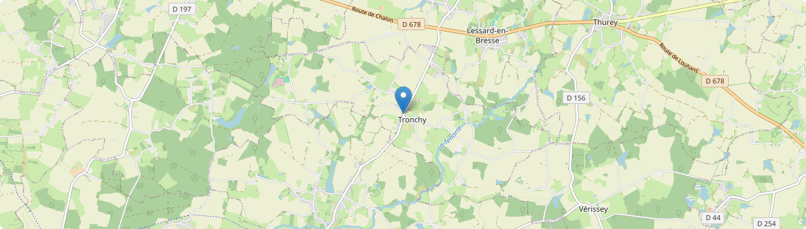 Tronchy - Carte