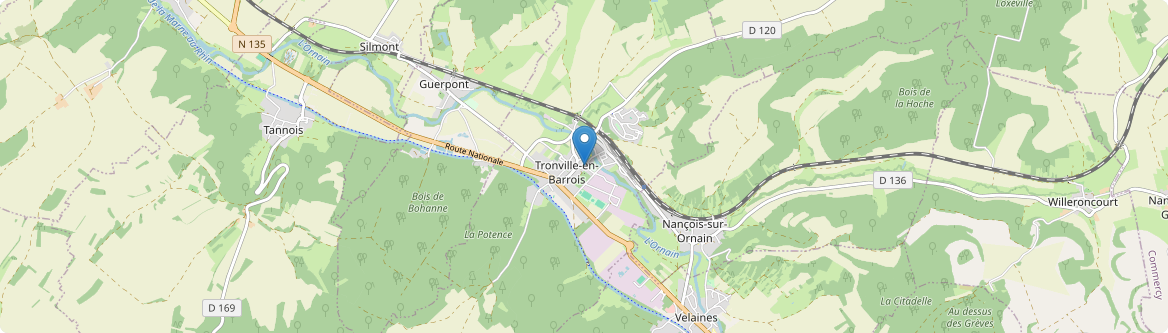 Tronville-en-Barrois - Carte
