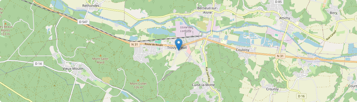 Trosly-Breuil - Carte