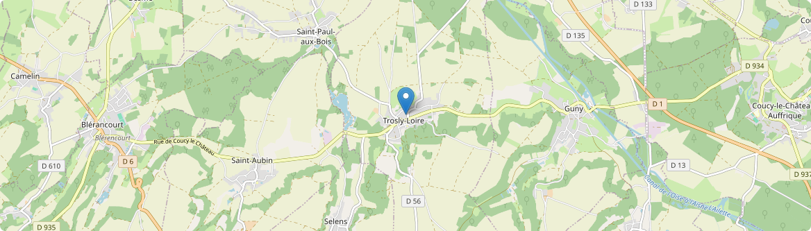 Trosly-Loire - Carte