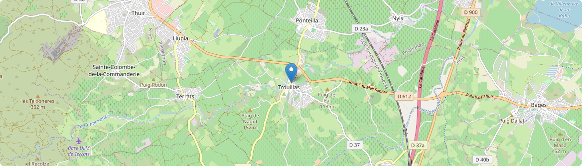 Trouillas - Carte