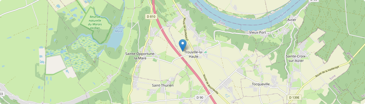 Trouville-la-Haule - Carte