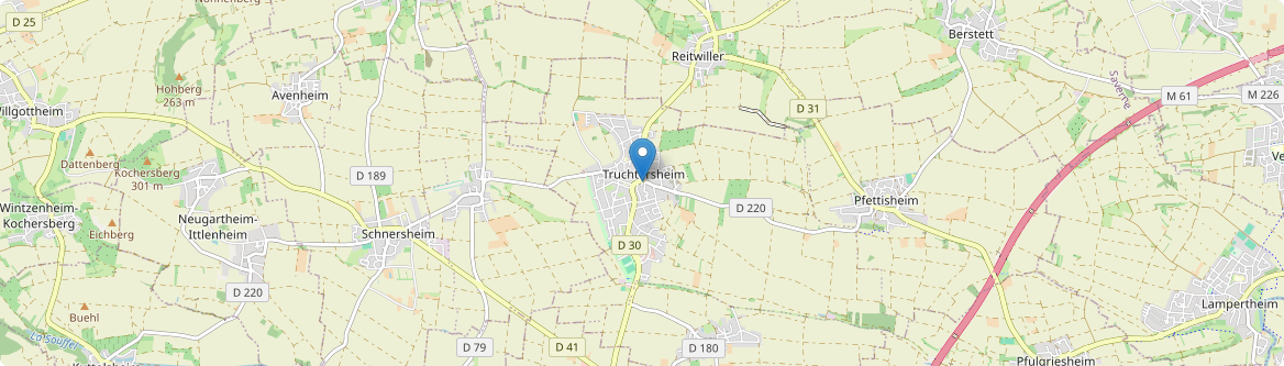 Truchtersheim - Carte