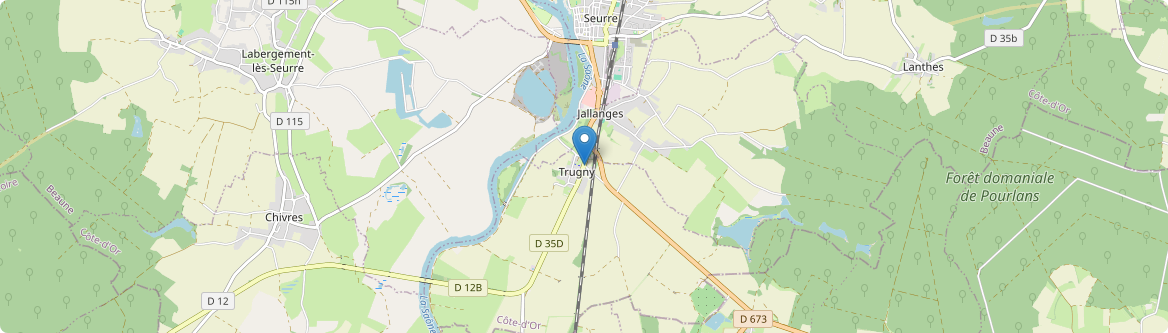 Trugny - Carte