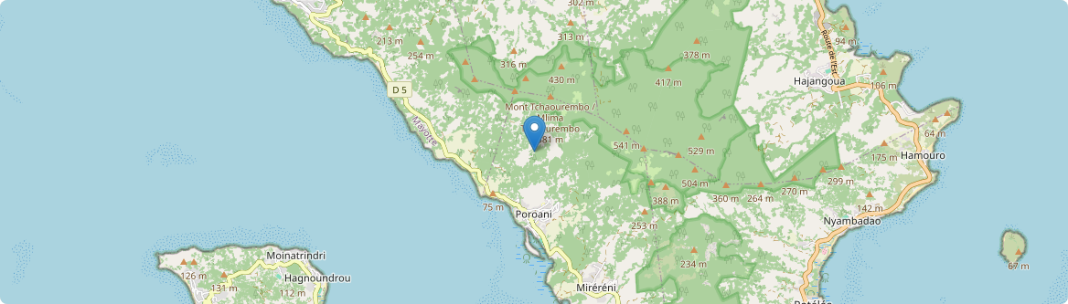 Tsingoni - Carte