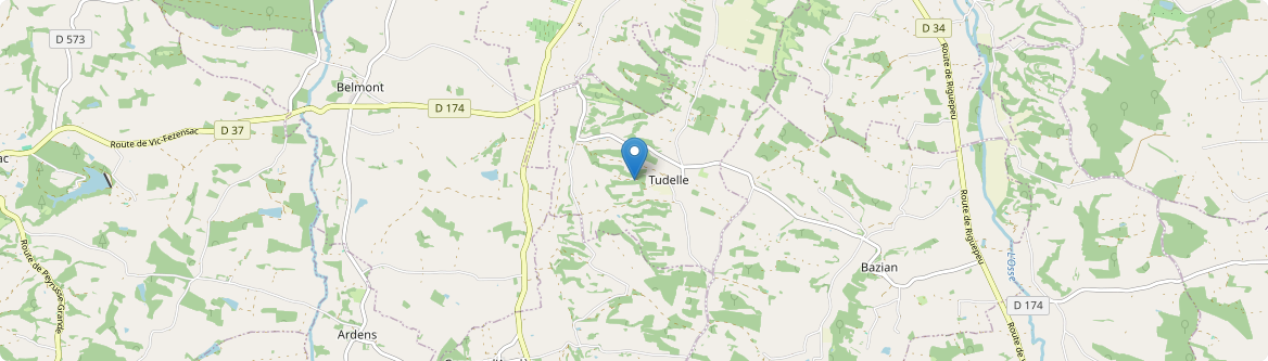 Tudelle - Carte