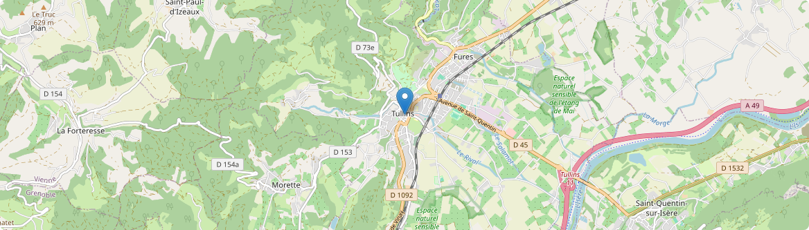 Tullins - Carte