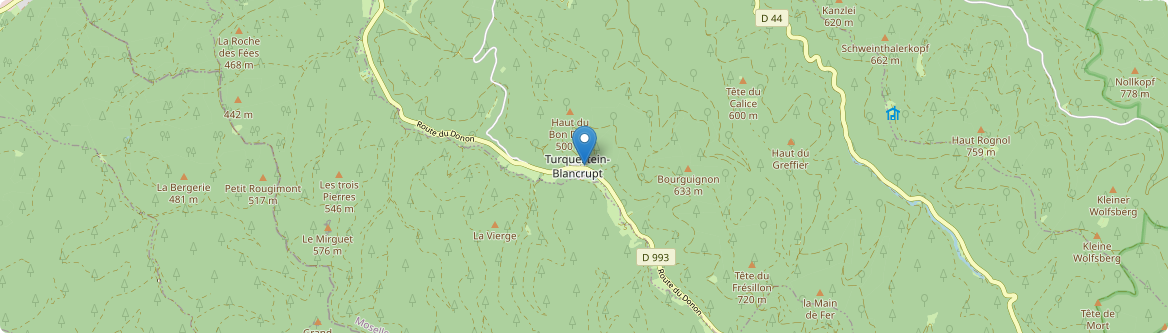 Turquestein-Blancrupt - Carte