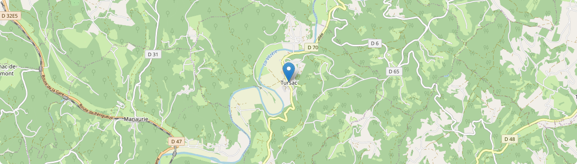Tursac - Carte