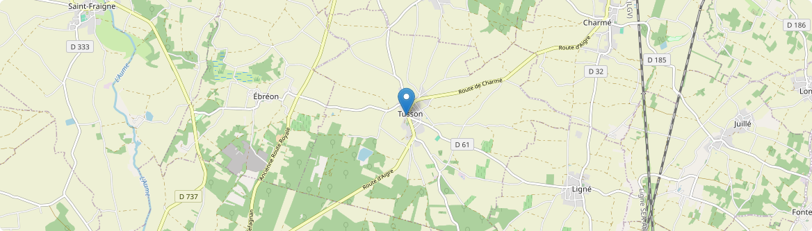 Tusson - Carte