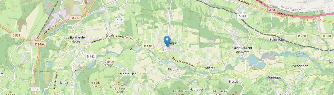 Tuzaguet - Carte