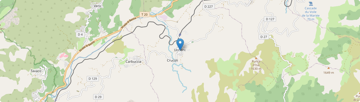 Ucciani - Carte
