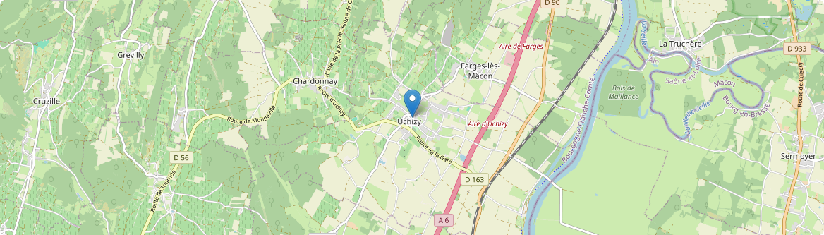 Uchizy - Carte