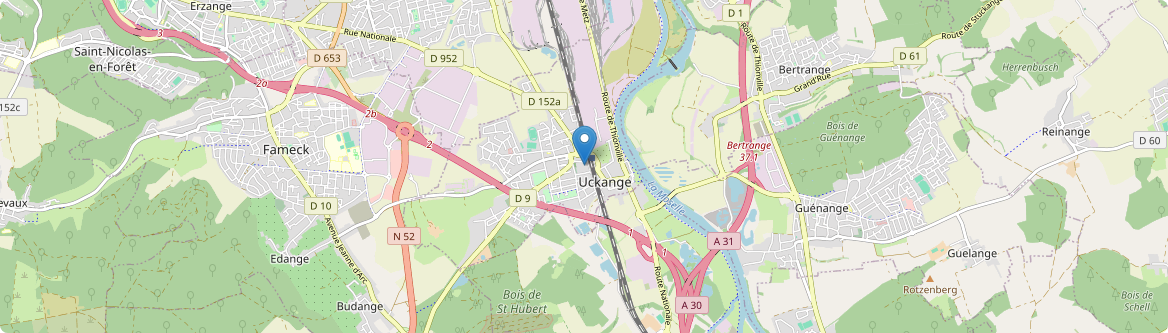 Uckange - Carte