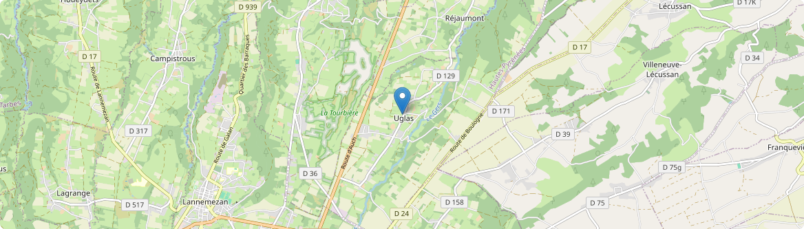 Uglas - Carte