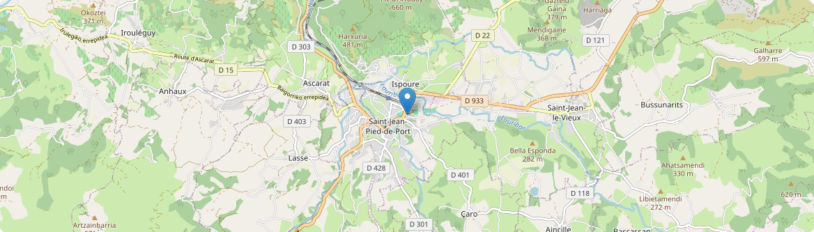 Uhart-Cize - Carte