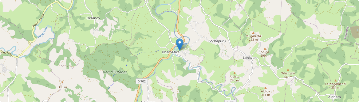 Uhart-Mixe - Carte