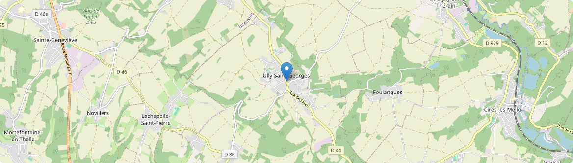 Ully-Saint-Georges - Carte