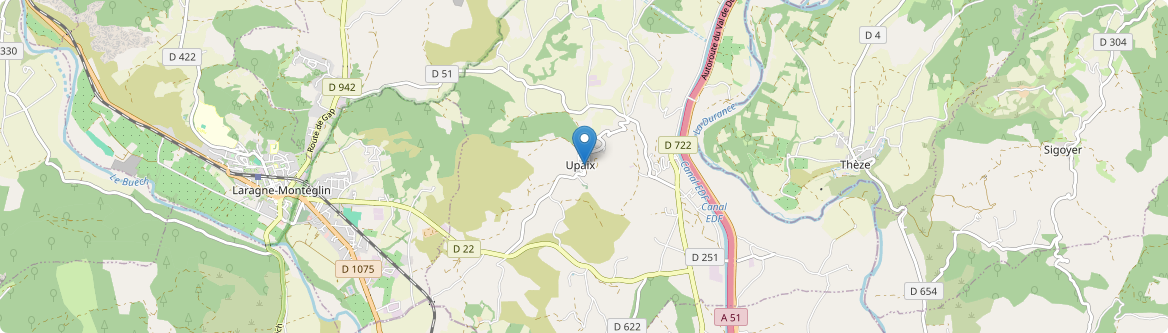 Upaix - Carte
