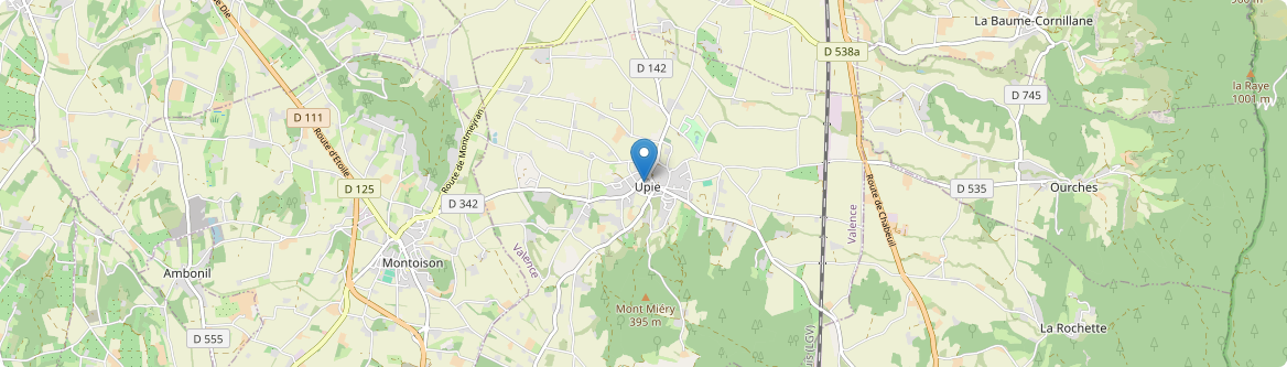 Upie - Carte