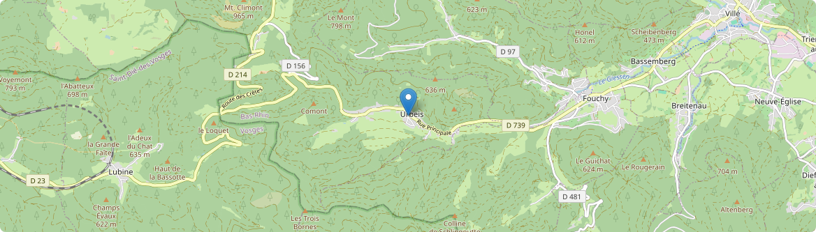 Urbeis - Carte