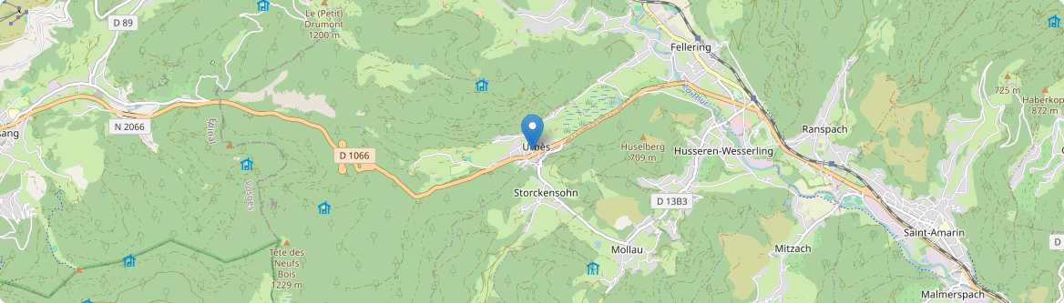 Urbès - Carte